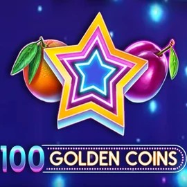 100 Golden Coins game by Amusnet Interactive – logo hosted on Bonuskong Casino