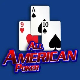 All American Poker online game logo by RTG (Reel Time Gaming) on bonuskongg.com