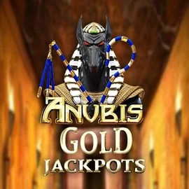 Anubis Gold Jackpots slot logo by Inspired Gaming at Bonuskong Casino