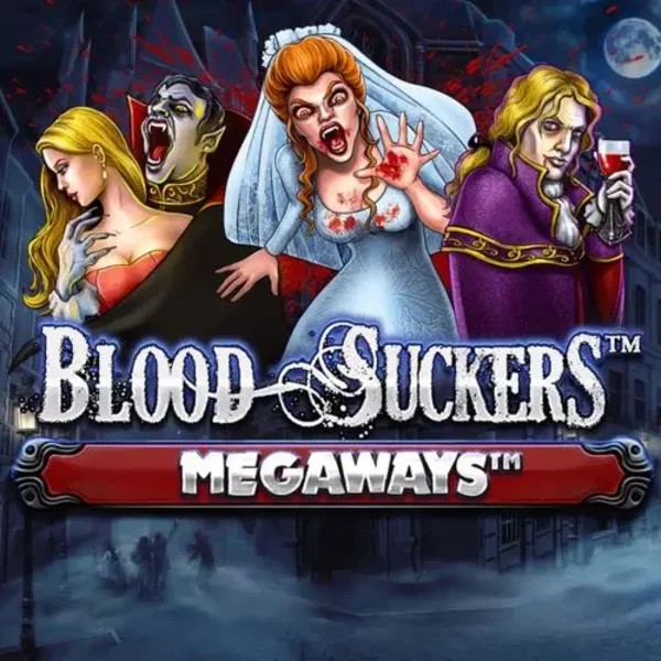 Slots logo of Blood Suckers Megaways from Red Tiger Gaming at Bonuskong Casino