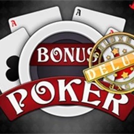 Bonus Poker Deluxe - 3 Hands logo by RTG (Reel Time Gaming) Bonuskong Casino