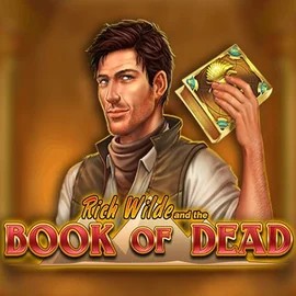 Book of Dead slot visual from Play'n GO available on bonuskongg.com