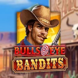 Bulls Eye Bandits slot visual from Origins available on bonuskongg.com