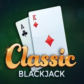 Classic Blackjack slot icon by Red Tiger Gaming, available at Bonuskong Casino