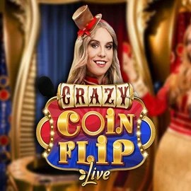 Enjoy Crazy Coin Flip by Evolution – logo hosted on bonuskongg.com