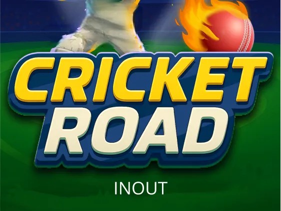 Cricket Road slot logo by InOut at Bonuskong Casino