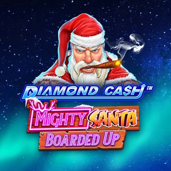 Play the Diamond Cash Mighty Santa Boarded Up slot by Greentube on Bonuskong Casino