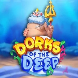 Dorks of the Deep slot logo by Hacksaw Gaming at Bonuskong Casino