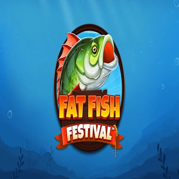 Official Slots logo: Fat Fish Festival by Wishbone Games at Bonuskong Casino