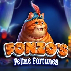 Fonzos Feline Fortunes online game logo by Pragmatic Play on bonuskongg.com