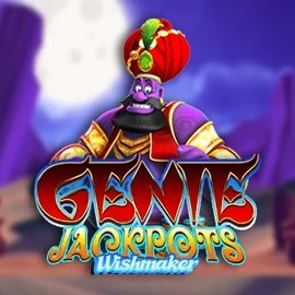 Genie Jackpots Wishmaker logo by Blueprint Gaming at Bonuskong Casino