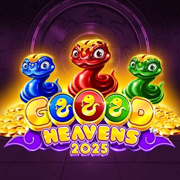 Official Slots logo: Goood Heavens by Rarestone Gaming at Bonuskong Casino