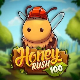 Honey Rush 100 slot visual from Play'n GO available on bonuskongg.com
