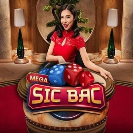 Mega Sic Bac online game logo by Pragmatic Play on bonuskongg.com