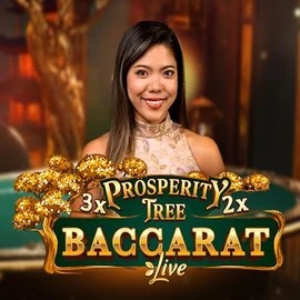 Prosperity Tree Baccarat slot logo by Evolution at Bonuskong Casino