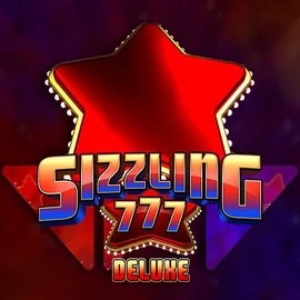 Sizzling 777 Deluxe slot logo by Wazdan at Bonuskong Casino