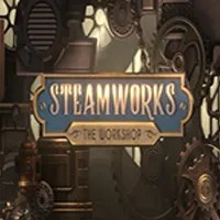 Steamworks The Workshop logo – Slots by Peter &amp; Sons at Bonuskong Casino