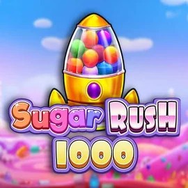 Sugar Rush 1000 game by Pragmatic Play – logo hosted on Bonuskong Casino