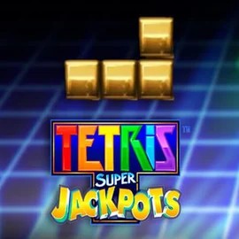 Tetris Super Jackpots online game logo by WMS on bonuskongg.com