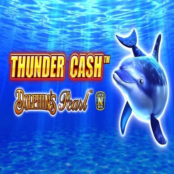 Thunder Cash Dolphins Pearl logo by Novomatic at Bonuskong Casino