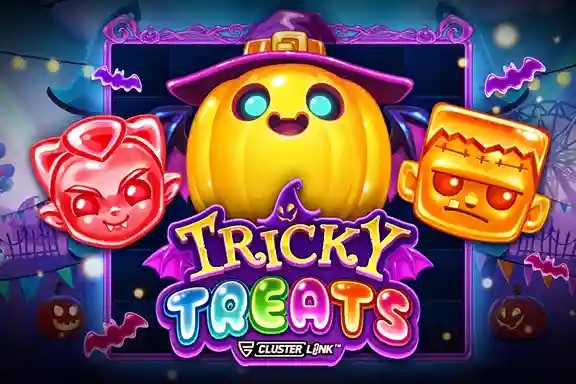 Tricky Treats logo by Push Gaming Bonuskong Casino