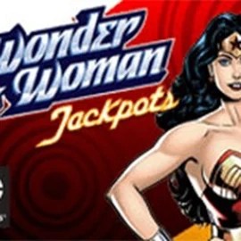 Official Jackpots logo: Wonder Woman Jackpots by Amaya at Bonuskong Casino